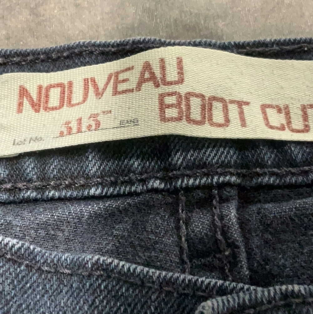 Levi's Dark Blue Flare Jeans - Picture 3 of 4